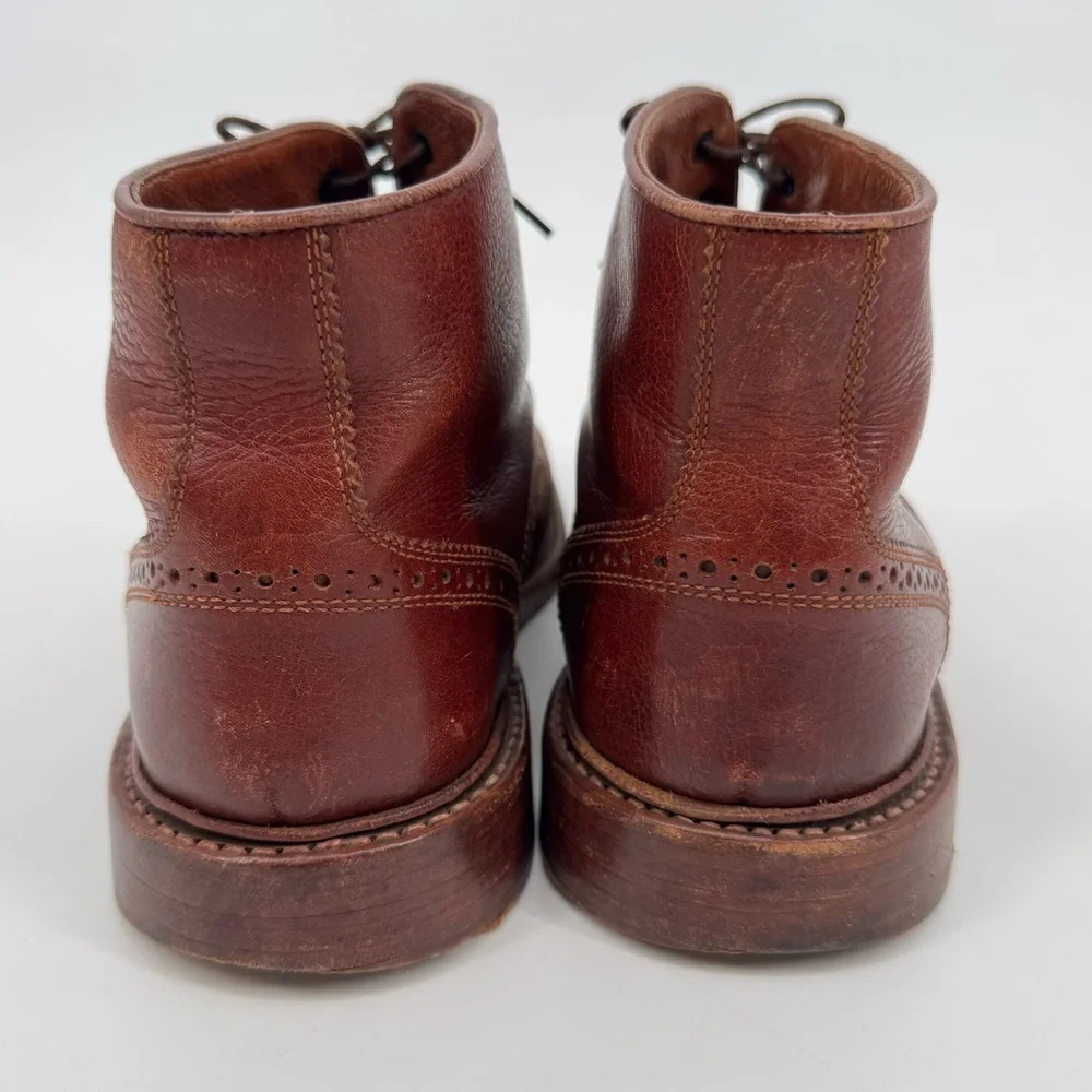 Florsheim by Duckie Brown Wingtip Leather Boots Brown Size‎ 9.5